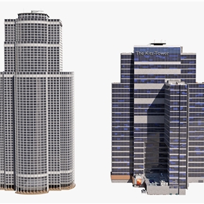 现代 办公楼 建筑楼房办公楼