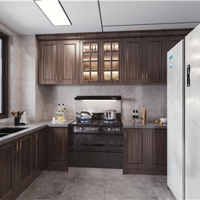 新中式 厨房 餐厅厨房