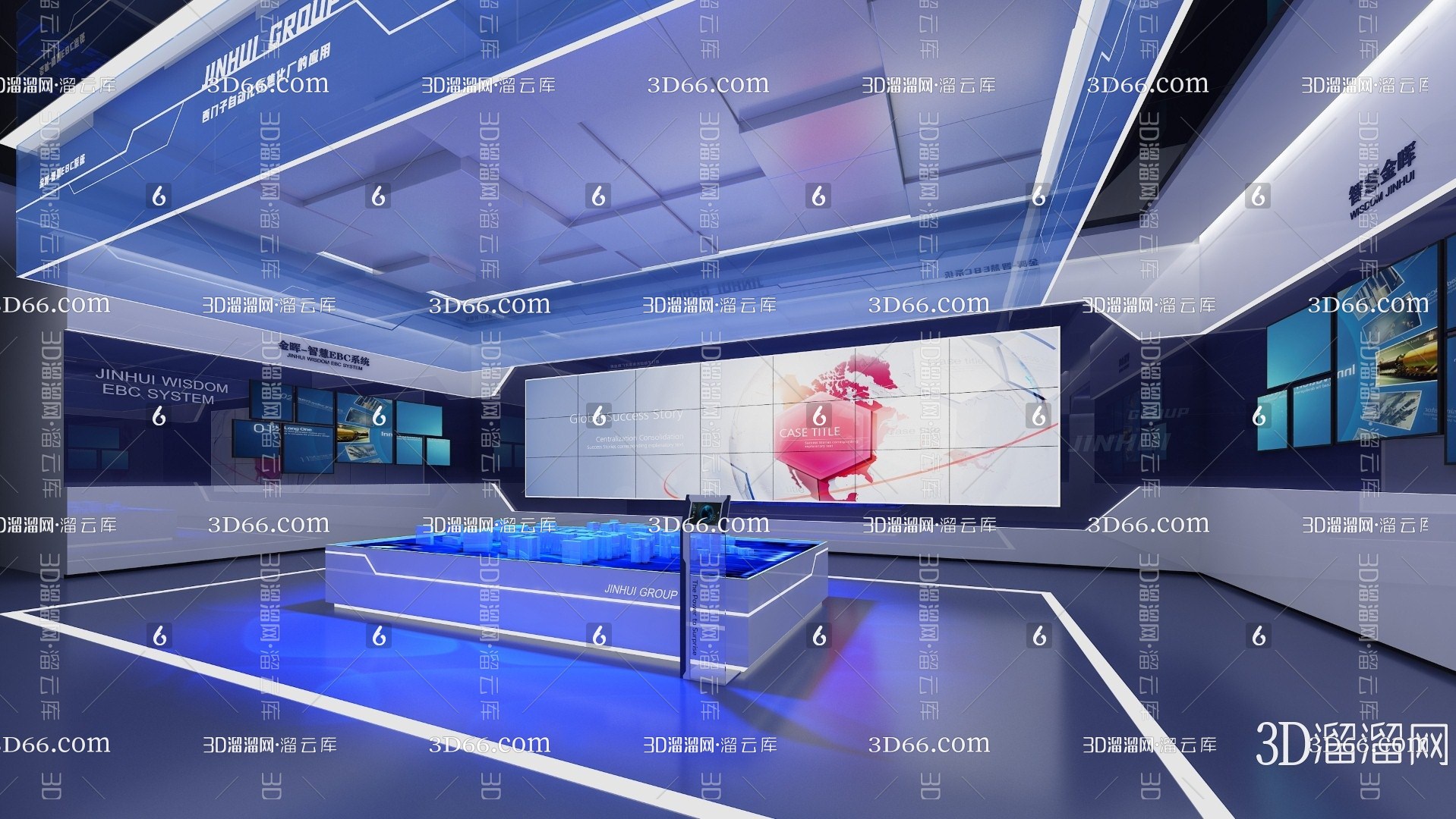【现代展厅3D模型】-3D现代展厅3d模型下载-溜溜IDGCH13633743545-免费3Dmax模型库_3d溜溜网-花瓣网