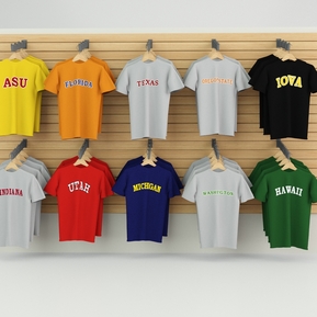 现代 衣服 货架