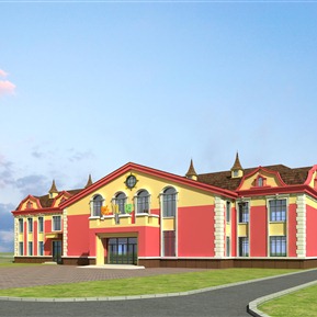 欧式 幼儿园建筑 幼儿园