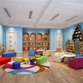 现代 幼儿园 幼儿园教室