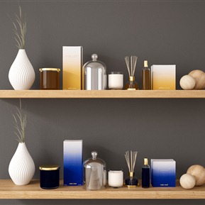 现代 墙上置物架