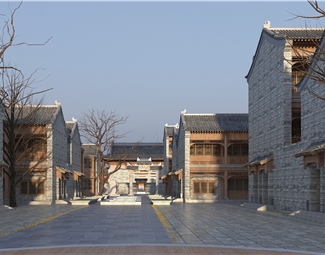 中式新中式建筑外观
