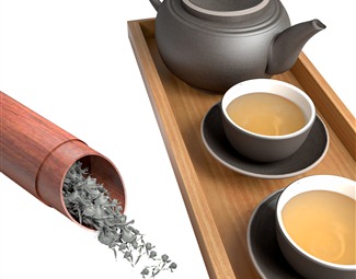 新中式茶艺摆件