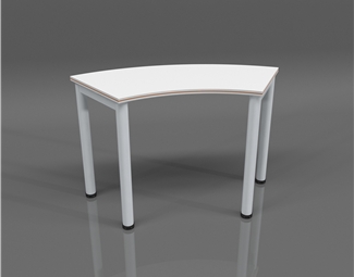现代白色桌子