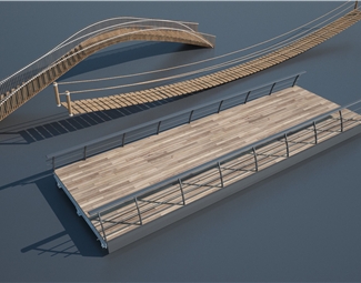 现代防腐木栈道