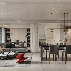 侘寂 客餐厅 客厅