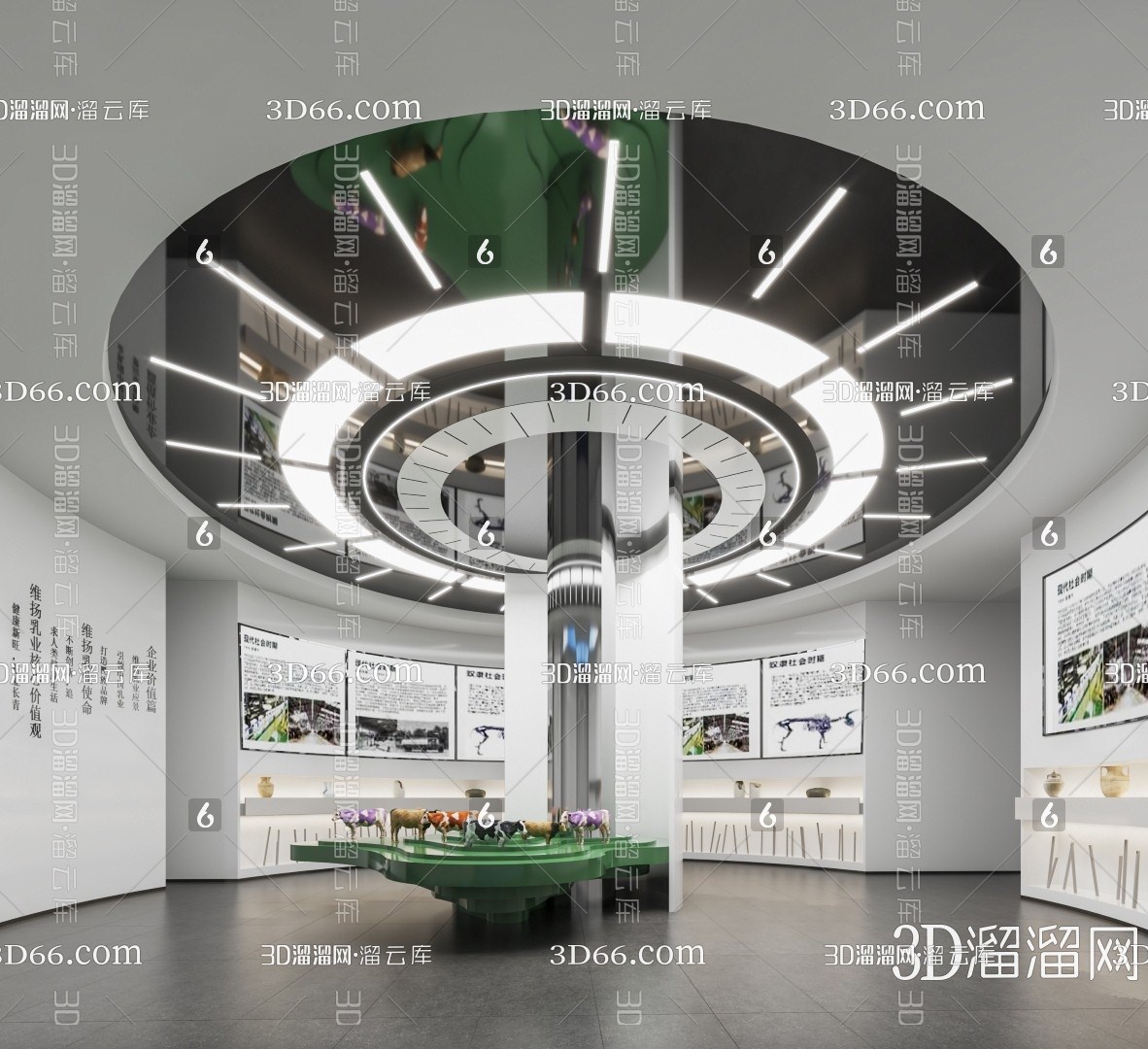 【展厅3D模型下载】-展厅3D模型素材下载_3D溜溜网-花瓣网