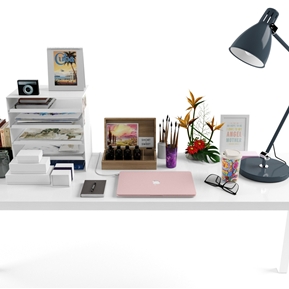 现代 书桌摆件 办公桌面