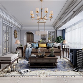 美式 客餐厅 客厅餐厅