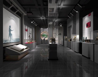 新中式新中式展厅空间
