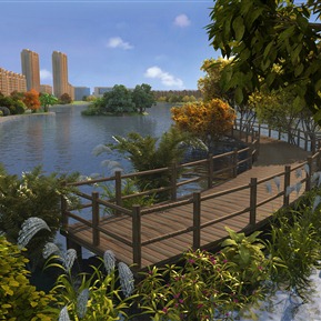 现代 园林景观 小区景观