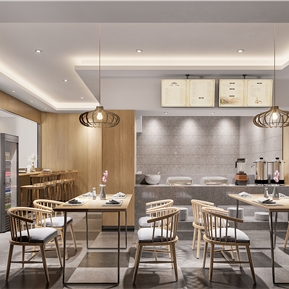 新中式 餐厅 餐馆