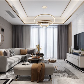 轻奢 客厅