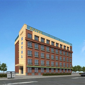 现代 酒店建筑 酒店办公楼