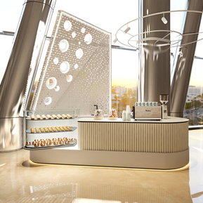 现代 吧台 糕点店吧台