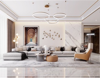 轻奢 客厅