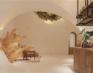 东南亚 接待区 餐厅吧台