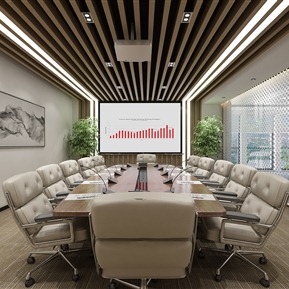 现代 会议室 小型会议室