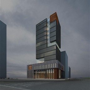 现代 办公楼 公寓办公楼酒店