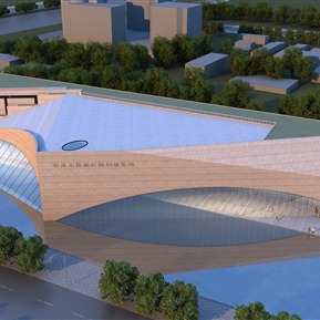 现代 建筑 展览馆