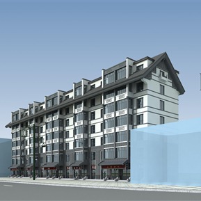 新中式 商业楼 商业办公楼