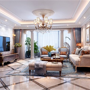 轻奢 客厅 古典客厅