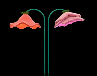 现代喇叭花装饰