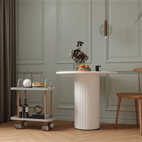 现代 餐桌椅组合 餐边柜