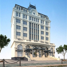 欧式 办公楼 商业办公楼政府行政楼