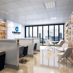 现代 公共办公区 银行办公区