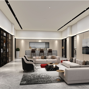 轻奢 休闲区 公司会客区休闲区