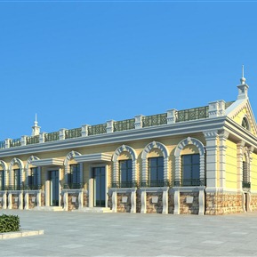 欧式 单体建筑 建筑