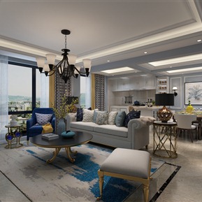 简欧 客餐厅 客厅