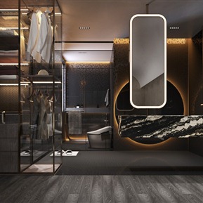 轻奢 卫生间 港式卫生间