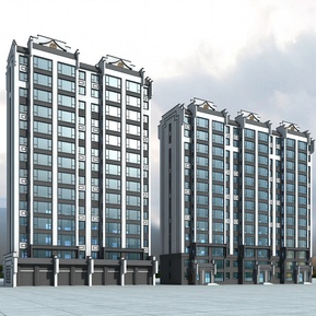 新中式 住宅区 住宅高层