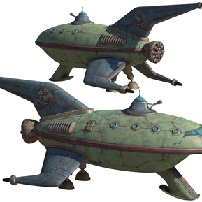 后现代 飞船 科幻飞船