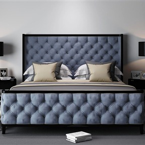 新中式 双人床  床组合