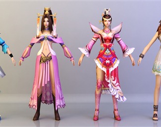 现代古代女人