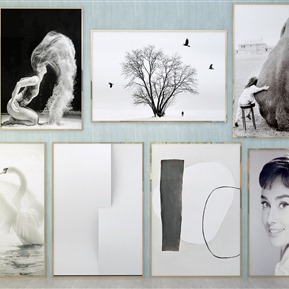 现代 人物画 装饰画 壁画 挂画