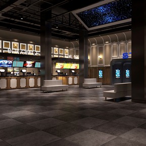 现代 电影院大厅