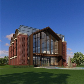 现代 办公楼 私家别墅办公会所