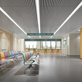 现代 候诊室 体检科候诊