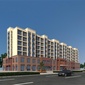 现代 商业楼 商业住宅楼