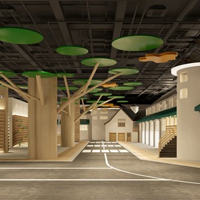 现代 商场 商场店铺