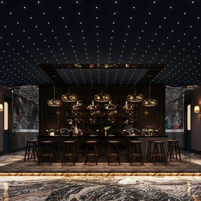 轻奢 酒吧 酒吧台