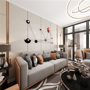 轻奢 客餐厅 客餐厅全景