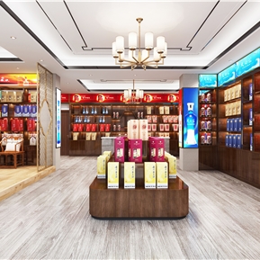 新中式 烟酒店 烟酒店铺