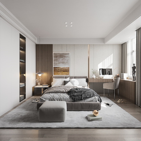 现代 卧室